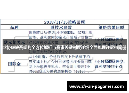 欧协联决赛规则全方位解析与赛事关键制度详细全面梳理详尽指南册 欧协联决赛规则全方位解析与赛事关键制度详细全面梳理详尽指南册